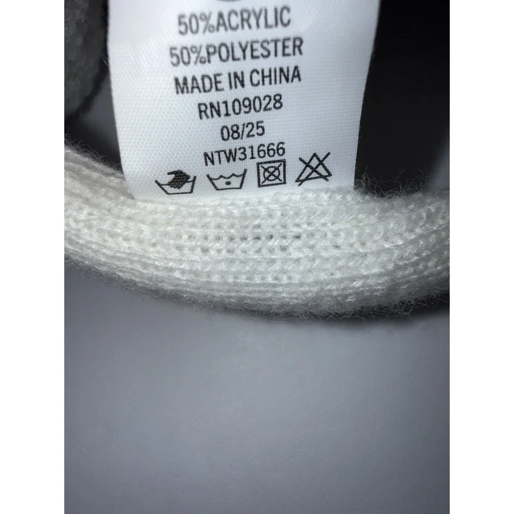True Religion Ivory Knit Sherpa Earmuffs Warm Winter One Size Snow Cold NWT